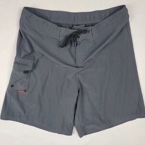 MAUI Mermaids Swim 9" Shorts Womens Size 2X Black Rippers Stretch Waist Pocket